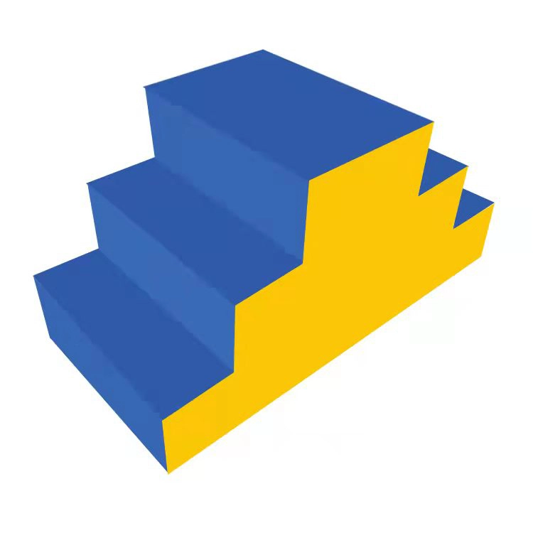 Escalier à deux marches